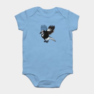 Dapper Bluejay Baby Bodysuit